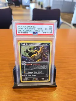 2004 Pokemon EX Dark Dragonite Holo PSA 6 TRR-Cosmos-James TD - Image 1