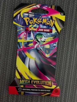 Pokemon Mega Evolution Sleeved Booster Pack - Image 1