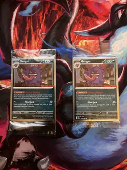 Pokemon Gengar Stamped Promo GameStop Exclusive 050/088 2 Copies - Image 1