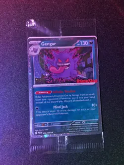 Pokemon Perfect Order Gengar 050/088 GameStop Stamped Promo SEALED - Image 1