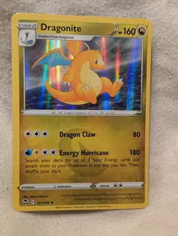 Pokemon TCG Dragonite 131/195 Holo Rare NM Silver Tempest 32326 - Image 1