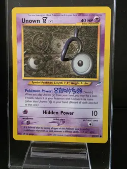 Pokemon TCG Unown V Neo Destiny 89/105 NM/LP - Image 1