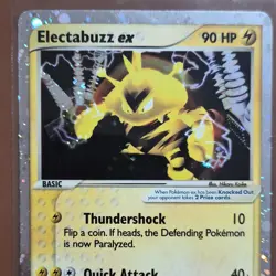Pokemon Electabuzz ex 97/109 Ruby & Sapphire Ultra Rare Holo Basic 90 HP - Image 3