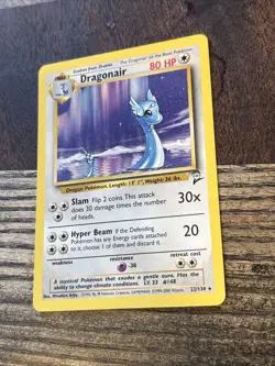Dragonair 022/130 Base Set 2 Regular Rare Unlimited Wotc Pokemon 1999 - Image 2