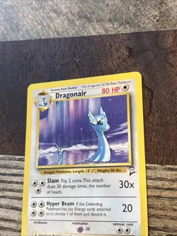 Dragonair 022/130 Base Set 2 Regular Rare Unlimited Wotc Pokemon 1999 - Image 3