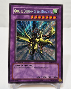SPANISH Gaia The Dragon Champion LDD-S125 LOB-125 1st Edition Secret Yugioh 7943 - Image 1