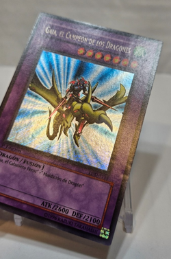 SPANISH Gaia The Dragon Champion LDD-S125 LOB-125 1st Edition Secret Yugioh 7943 - Image 3