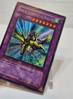 SPANISH Gaia The Dragon Champion LDD-S125 LOB-125 1st Edition Secret Yugioh 7943 - Image 4
