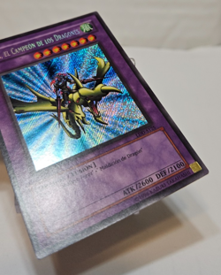 SPANISH Gaia The Dragon Champion LDD-S125 LOB-125 1st Edition Secret Yugioh 7943 - Image 5