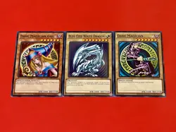 Blue-Eyes White Dragon SDK Art + Dark Magician + Dark Magician Girl | YuGiOh! - Image 1