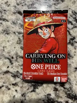 One Piece Carrying On His Will OP-13 English Booster Pack - Image 1