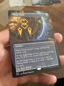 Mana Vault Double Masters Borderless Regular Card NM Condition - Image 2