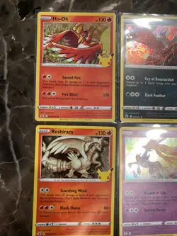 Pokemon TCG Charizard 25th Celebrations Cards Ho-oh, Yveltal, Reshiram & Xerneas - Image 3