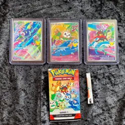 Pokemon First Partner Illustration Collection 3 cards Series 1 NM 43/44/45 - Image 2