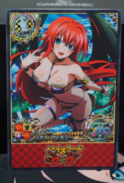 Rias Gremory Demon Wings Bikini High School DxD Sexy Waifu Custom Card - Image 1