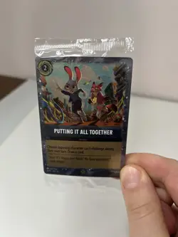 Lorcana Zootopia 2 - Putting It All Together 27/P3 Promo Card SEALEd X10 - Image 2