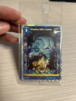 Shadow Milk Cookie P-063 ENGLISH Cookie Run Braverse TCG Official Promo Card NM - Image 1