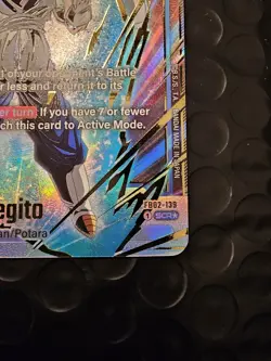 Vegito (Dragon Ball Super Card Game Fusion World) FB02-139 SCR Alternative Art - Image 4