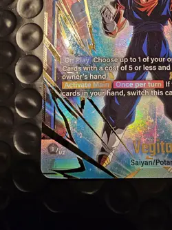 Vegito (Dragon Ball Super Card Game Fusion World) FB02-139 SCR Alternative Art - Image 5