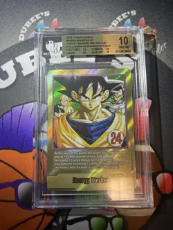 Dragon Ball Fusion World Manga Booster Energy Marker E 78 Gold Card BGS 10 - Image 1