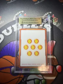 Dragon Ball Fusion World Manga Booster Energy Marker E 78 Gold Card BGS 10 - Image 2
