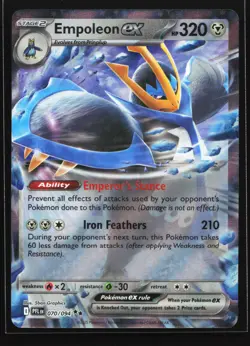 Empoleon ex 070/094 ME02: Phantasmal Flames Double Rare Pokemon Card - Image 1