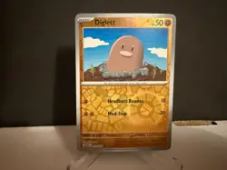 Diglett 050 2023 Pokemon Scarlet & Violet MEW 151 Reverse Holo Card NM+ - Image 1