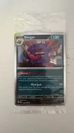 Gengar #050/088 - EB Games Promo - English SEALED Pokemon TCG Promo Card - Image 1