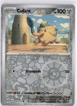 Cufant 149/193 Reverse Holo Scarlet Violet Paldea Evolved Trading Card TCG - Image 3
