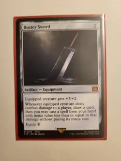 Magic TCG MTG - Buster Sword - NM - Image 1