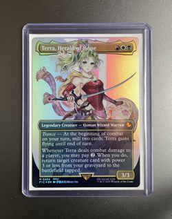 Terra, Herald of Hope (Borderless) #204 - Foil - Final Fantasy - MTG English - Image 1