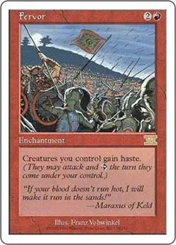 Magic MTG - Fervor - 6eme Edition - EXC - EN - Image 1