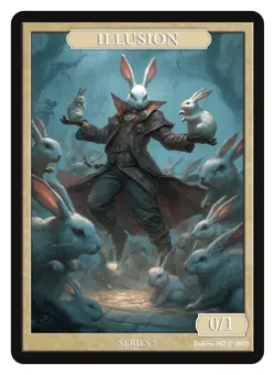 Illusion Token Givememana Tokens Series 2 Magic the Gathering MTG - Image 1