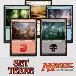 LOTTO Carte Terre Magic The Gathering 20x/100x - Image 1