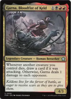 Garna, Bloodfist of Keld U Foundations 658 NM MTG - Image 1