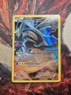 Pokemon TCG Black Kyurem XY Black Star Promos XY80 Holo Promo LP/MP - Image 1