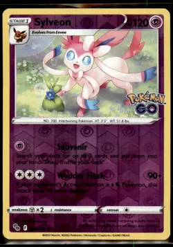 POKEMON GO - Sylveon - 035/078 - Reverse Holo Rare - Image 1