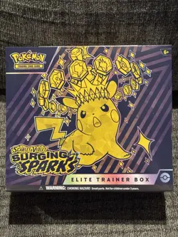 POKEMON TCG SCARLET VIOLET SURGING SPARKS ETB ELITE TRAINER BOX FACTORY SEALED - Image 1