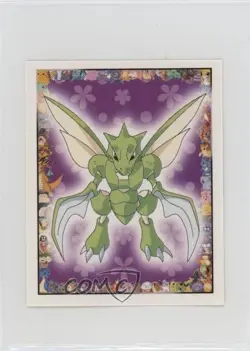Scyther Merlin Pokemon Album Stickers #123 1999 - Image 1