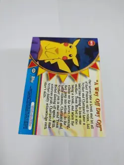 A Way Off Day Off OR15 Pokemon Topps Series 3 Orange Islands Blue Label TV - Image 2