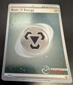 Pokemon Basic Metal Energy SVE 008 Professor Program 2023 Cosmos Holofoil NM - Image 1