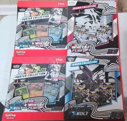 Pokemon Black Bolt and White Flare Binder + Poster Collection Sam's Club Bundle - Image 1