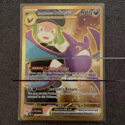 Team Rocket's Crobat EX 242/182 Destined Rivals Hyper Rare Holo Pokemon TCG - NM - Image 1