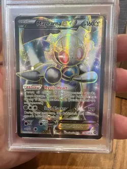 2016 POKEMON XY STEAM SIEGE #110 FULL ART/MAGEARNA EX PSA 9 - Image 3
