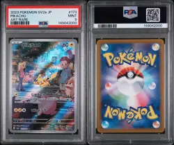 2023 Pokemon SV2a JP Pikachu Art Rare #173 PSA 9 - Image 1