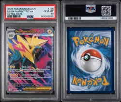 Mega Manectric Ex 158/132 PSA 10 Ultra Rare Full Art ME01 GEM MINT Pokemon - Image 1