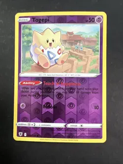 Togepi 055/189 Reverse Holo Pokemon TCG: Astral Radiance Near Mint - Image 1