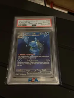 Pokemon Blastoise ex 200/165 Scarlet & Violet 151 Special Illustration Rare PSA… - Image 1