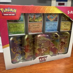 Pokemon TCG Scarlet & Violet 151 - Mini Tins - 5-Pack (Sealed) - Image 1