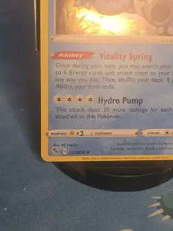 Pokemon TCG Blastoise 17/78 Pokemon GO Set Holo - Image 2